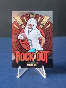 2024 Panini Absolute Tyreek Hill Rock Out #RO-THL Miami Dolphins - Bild 1 von 2