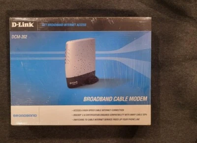 D-Link DCM-202 DOCSIS 2.0 Cable Modem Brand New SEALED - Image 1 of 3