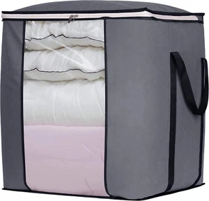 120L Extra Large Blanket Storage Bags Breathable Clothes Storage Containers for - Picture 1 of 12