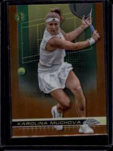 2024 Topps Chrome Tennis Clay Court Refractors #71 Karolina Muchova - Picture 1 of 2