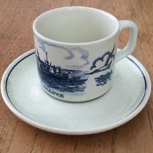 Vintage Royal Interocean Liners Tea Cup and Saucer. From Straat Clarence. c.1960 - Picture 1 of 5