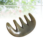 Multipurpose Horn Comb with Wide Teeth and Massage Tool (Mixed Color)