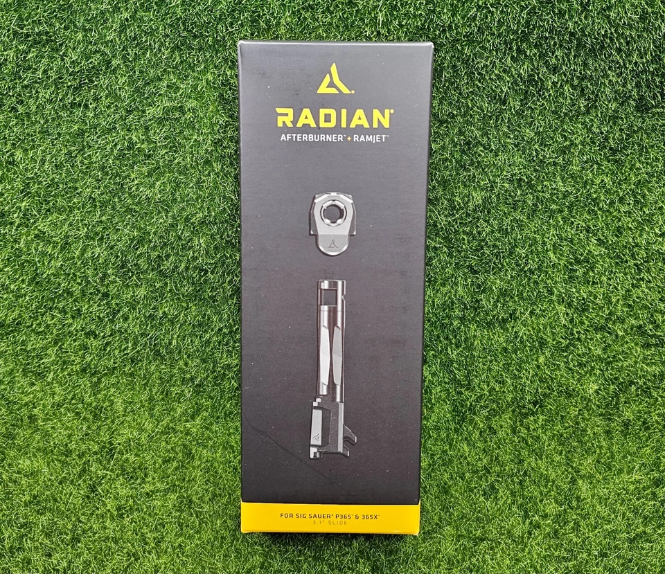 Radian RAMJET Barrel w/ AFTERBURNER Compensator Fits Sig P365 3.1" Black H0024