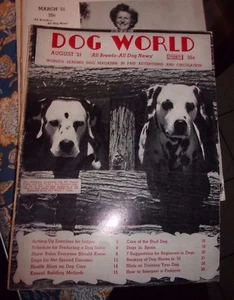 De colección Dog World Magazine agosto 1951 Ejercicio de dalmación para juez - LOTE - Imagen 1 de 1