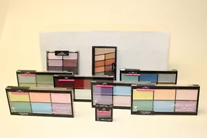 wet n wild Lot X 9 NEW 6-Color Paint Palettes 2-Coloricon Eyeshadow 1-Glitter - Picture 1 of 24