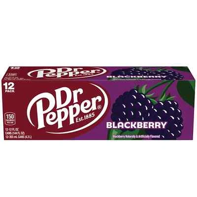 Dr. Pepper 黑莓 12 包罐 - 全新口味 - 直接来自分销商 — 第 1/2 张图片
