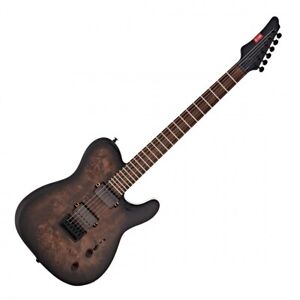 G4M 734 Pro Bariton-E-Gitarre, Black Burl Burst - Gebraucht
