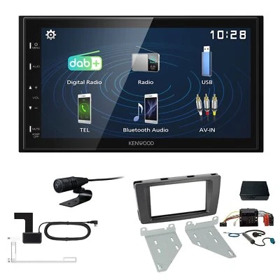 Kenwood 2DIN DAB+ Autoradio für Skoda Octavia II black mit Canbus - Bild 1 von 4