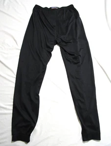 Thermal Pants Patagonia Capilene Large Black Base Layer Pants Thermals Inseam 29 - Picture 1 of 9