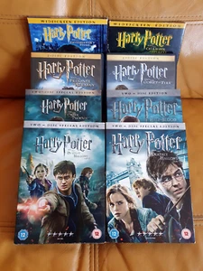 HARRY POTTER Complete 2-Disc Edition DVD Set - UK Region 2 - 16 Discs - Picture 1 of 24