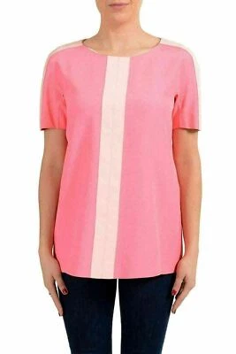 Viktor & Rolf Women's Pink Short Sleeve Blouse Top US S IT 40 - Image 1 of 4