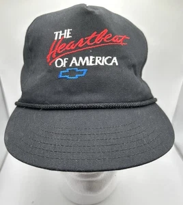 Vintage Chevrolet Mütze Cap Snap Back Heartbeat of America bestickt Herren 90er - Bild 1 von 7