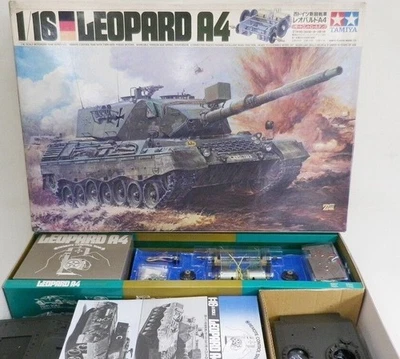 TAMIYA 1/16 RC Leopard A4 West Germany Tank Model Kit Japan - Photo 1/4