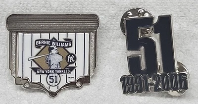 NEW YORK YANKEES YANKEE STADIUM BERNIE WILLIAMS  PINS 2008 - Image 1 of 2