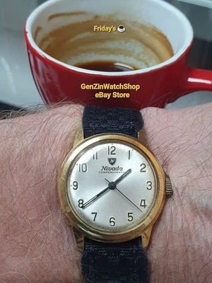 Serviced Vintage NIVADA COMPENSAMATIC 17 J AS ST 1950/51 Swiss Watch - Image 1 of 4