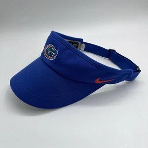 Nike Florida Gators Hombres Visera Dri Fit Azul Naranja NCAA Correa Colegio - Imagen 1 de 6