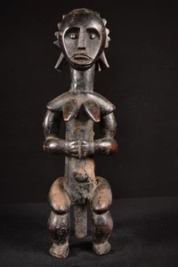 A Primitive African Fang Female Statue Gabun Africa Afrique 393 - Bild 1 von 7