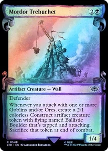 Mordor Trebuchet (Showcase Scrolls) - NM FOIL - Lord of the Rings LTR MTG - Picture 1 of 1