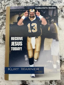 2000 Collector's Series #NNO Kurt Warner PROMO Receive Jesus Today! - Bild 1 von 2