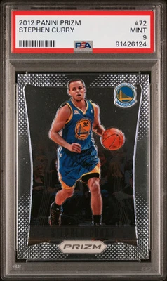 STEPHEN CURRY 2012 Panini Prizm #72 PSA 9 Warriors - Image 1 of 2