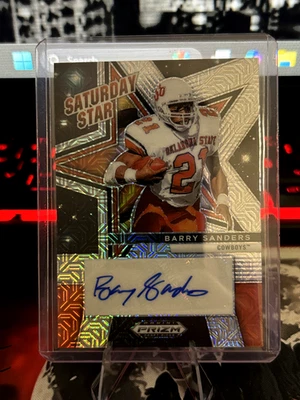 Selecciones del draft de Panini Prizm 2025 Barry Sanders Saturday Star 25/25 #SSS-BSS Foto 1 de 2