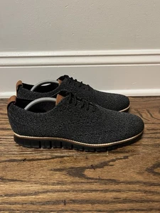 Neu ohne Etikett Cole Haan Herren 10M schwarz Zerogrand Stitchlite Budapester Oxford Schuhe C27694 - Bild 1 von 11