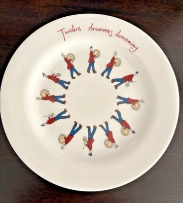 Rare Beautiful Neiman Marcus Ceramic Holiday Plates Set of 4 Size 8" NO RESERVE - Image 1 of 4