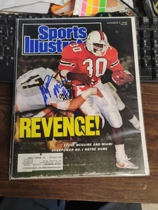 Steve McGuire Sports Illustrated December 4th 1989 Signed Cover Jrc... - Picture 1 of 8
