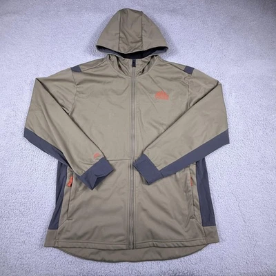 Mac Tools Jacket Mens Medium Green Hooded Full Zip Softshell Workwear Mechanic - Image 1 of 4