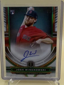 2023 Topps Tribute - Autógrafos Homenaje Josh Winckowski #TA-JWI Verde/99... - Imagen 1 de 1
