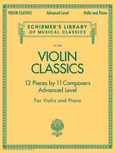 Violin Classics Advanced Solos Classical Sheet Music G Schirmer Book - Picture 1 of 1