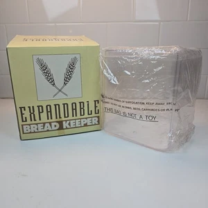 Vintage Acrylic Extendable Bread Keeper New - Picture 1 of 5