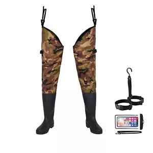 Fishing Hip Waders for Men Women with Boots Waterproof Lightweight 2-Ply PVC/... - Picture 1 of 7