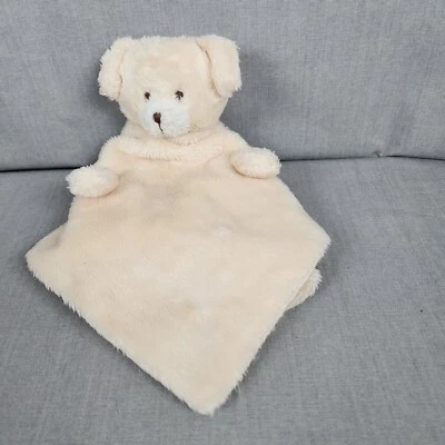 Gerber Cachorro Perro Lovey Crema Peluche Patas Satén Bebé Manta de Seguridad 12" Foto 1 de 4