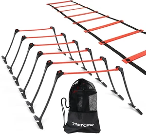 Premium Adjustable and Collapsible Hurdle and Agility Ladder Set for Athletes, S - Picture 1 of 12