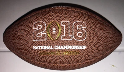 Brand New 2016 Wilson CFP National Championship Alabama vs Clemson mini football - Image 1 of 4