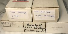 2008 2011 2018 2019 2020 Topps Heritage Complete Baseball Sets 1-500 SP Inserts