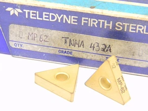 NUEVO EXCEDENTE 4 PIEZAS. INSERTOS DE CARBURO TELEDYNE TNMA 432A GRADO: MP62 - Imagen 1 de 1