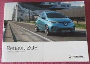 MANUAL DEL PROPIETARIO RENAULT ZOE ELECTRIC (2019 - 2023) - HANDBOO TIENE 2 SELLOS DE SERVICIO - Imagen 1 de 9