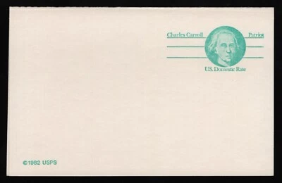 #UY35 Patriot: Charles Carroll, Mint **ANY 5=FREE SHIPPING** - Image 1 of 2