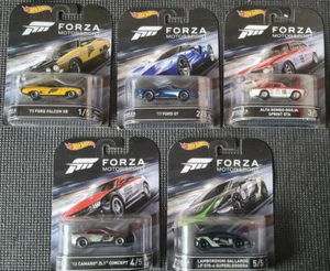 HOTWHEELS Retro Entertainment 2016 D - FORZA MOTORSPORT - Complete set of 5 1:64 - Bild 1 von 6
