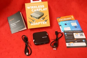 Rexing CPW-2 Wireless CarPlay Adapter - Black, NEW #N1 - Afbeelding 1 van 9