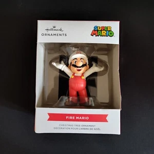 Super Mario Fuego Mario Sello Adornos Navidad - Imagen 1 de 6