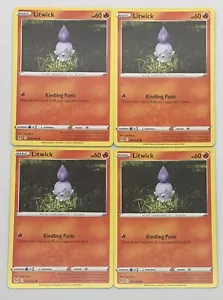 POKEMON TCG ORIGEN PERDIDO Litwick x4 4x Juego Común #024/196 Paquete Nuevo Casi Nuevo! - Imagen 1 de 1