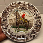 Wood & Sons Royal Canadian Mounted Police 10" Plate NW Territories Yukon Ironsto