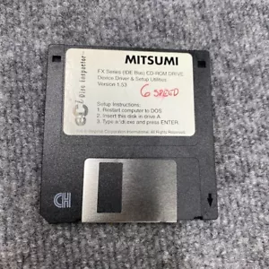 MITSUMI FX Series IDE Bus CD-Rom Device Driver & Setup Utilities Version 1.53 - Picture 1 of 1