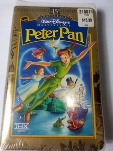 Peter Pan VHS 1998 45th Anniversary Limited Edition Neu Sealed - Bild 1 von 3