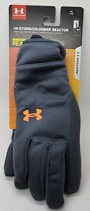 UNDER ARMOUR - ELEMENTS 3.0 - COLDGEAR REACTOR MENS GLOVES  SMALL, GREY