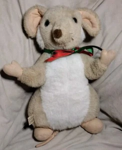 Vintage Merrythought Mouse Plush Ironbridge Shropshire 12" - Picture 1 of 5
