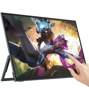 Used 18.5" Touchscreen Portable Monitor 120Hz 1080P Gaming Screen Laptop Monitor - Picture 1 of 12